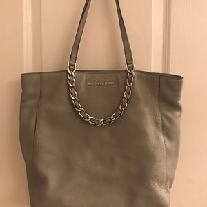 Grey pebble leather Michael Kors bag!